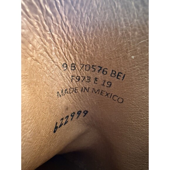 Frye Sacha Primrose Shooties Women Size 9 Tan Western Embroidered Ankle Boots - Picture 8 of 14